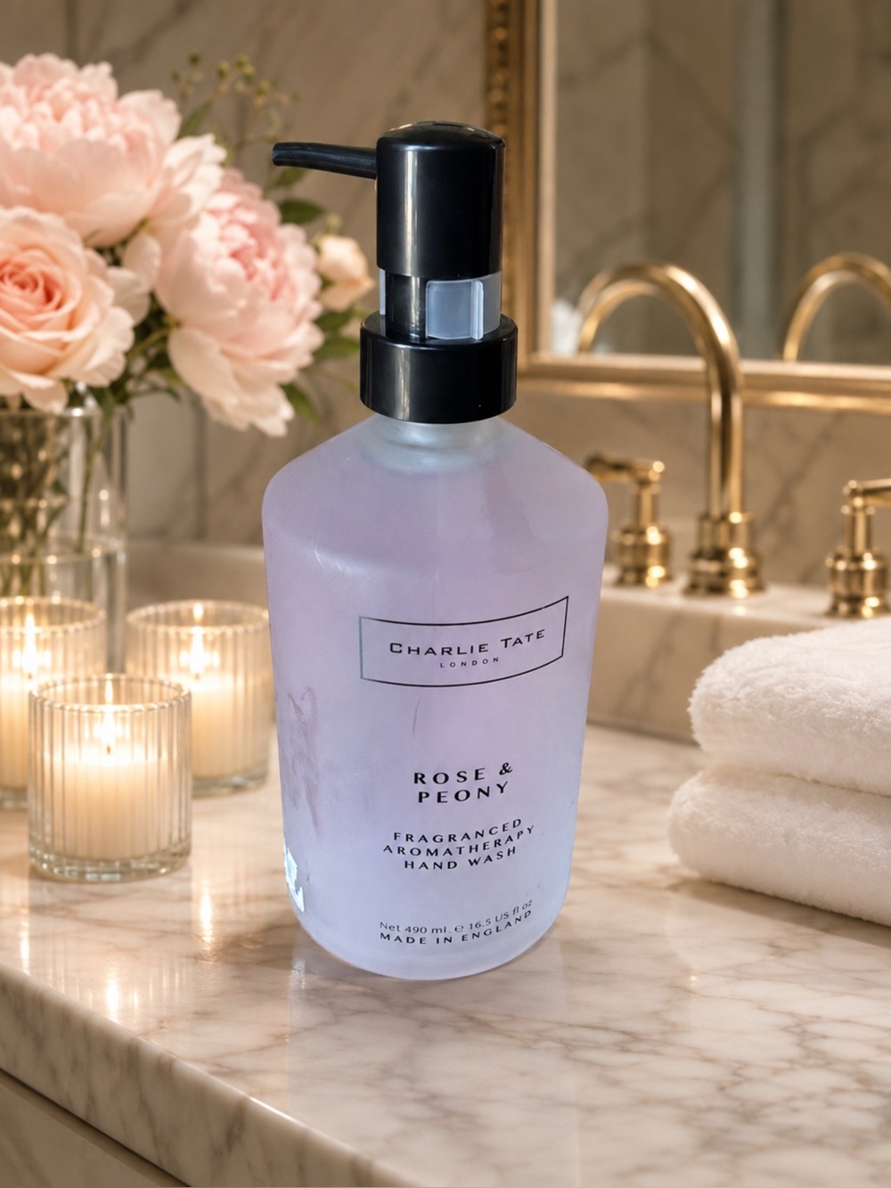 Rose & Peony Hand Wash — Light Lavender